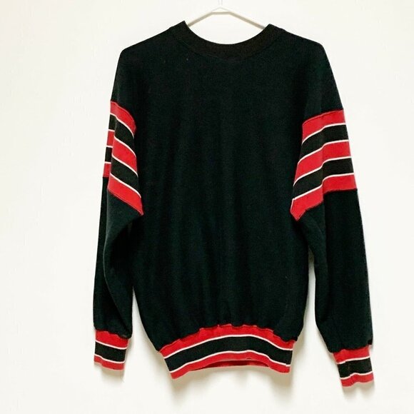 Chicago Blackhawks NHL Sweatshirt Medium Black 1991 All Star Game Hockey Team - Picture 4 of 11